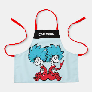 Cat in the Hat Thing One & Thing Two Apron