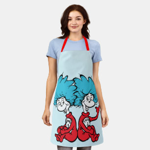 Cat in the Hat Thing One & Thing Two Apron