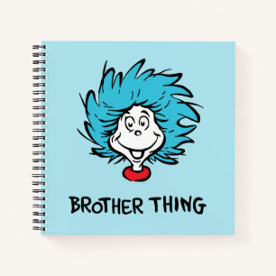 Cat in the Hat Thing One Thing Two Brother Thing Notebook