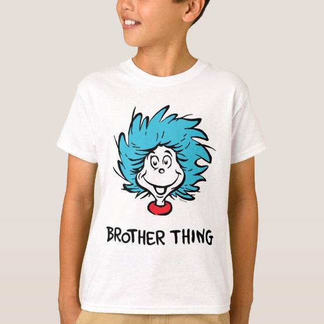 Cat in the Hat Thing One Thing Two Brother Thing T-Shirt (Front)