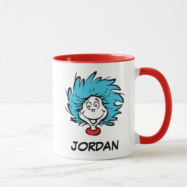 Cat in the Hat Thing One Thing Two - Custom Thing Mug (Right)