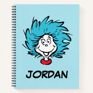 Cat in the Hat Thing One Thing Two - Custom Thing Notebook