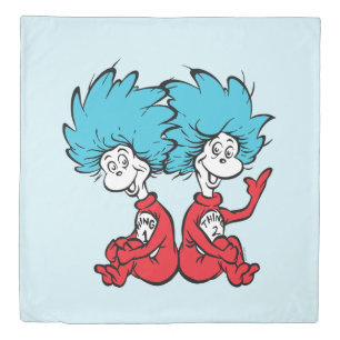 Cat in the Hat Thing One & Thing Two Duvet Cover
