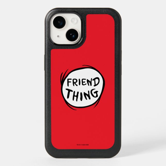 Cat in the Hat Thing One Thing Two - Friend Thing Otterbox iPhone Case (Back)
