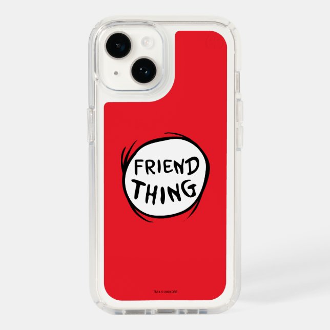 Cat in the Hat Thing One Thing Two - Friend Thing Speck iPhone Case (Front)
