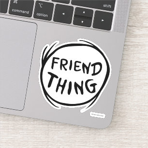 Cat in the Hat Thing One Thing Two - Friend Thing Sticker