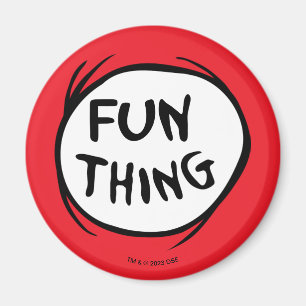 Cat in the Hat Thing One Thing Two - Fun Thing Magnet