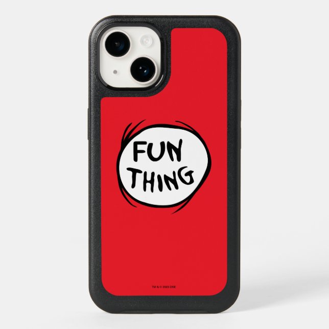Cat in the Hat | Thing One Thing Two - Fun Thing Otterbox iPhone Case (Back)