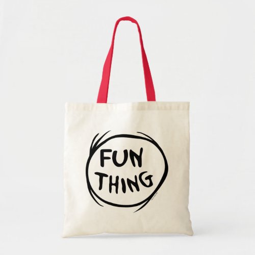 Cat in the Hat  Thing One Thing Two _ Fun Thing Tote Bag