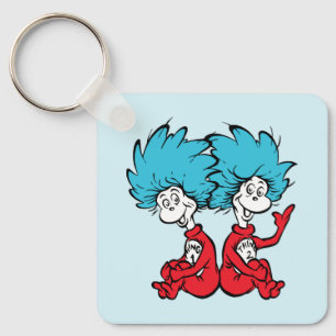 Cat in the Hat Thing One & Thing Two Keychain