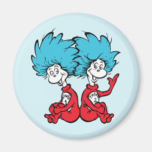 Cat in the Hat Thing One & Thing Two Magnet