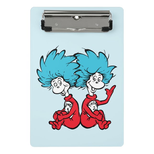 Cat in the Hat Thing One & Thing Two Mini Clipboard (Front)