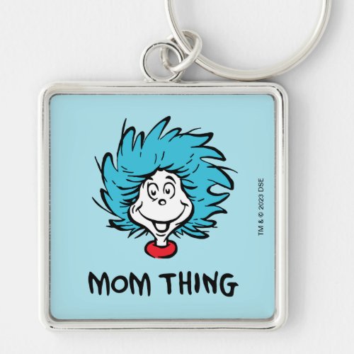 Cat in the Hat  Thing One Thing Two _ Mom Thing Keychain