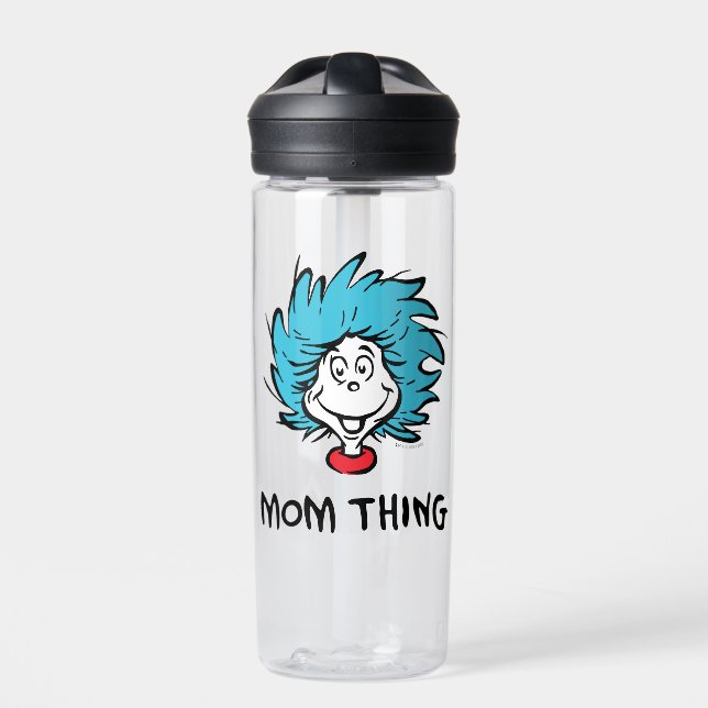 Cat in the Hat | Thing One Thing Two - Mom Thing Water Bottle (Front)