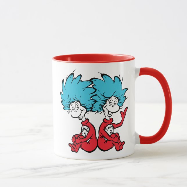 Cat in the Hat Thing One & Thing Two Mug (Right)