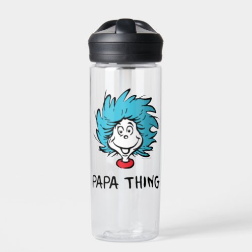 Cat in the Hat  Thing One Thing Two _ Papa Thing Water Bottle