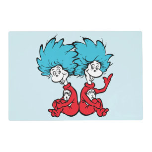 Cat in the Hat Thing One & Thing Two Placemat