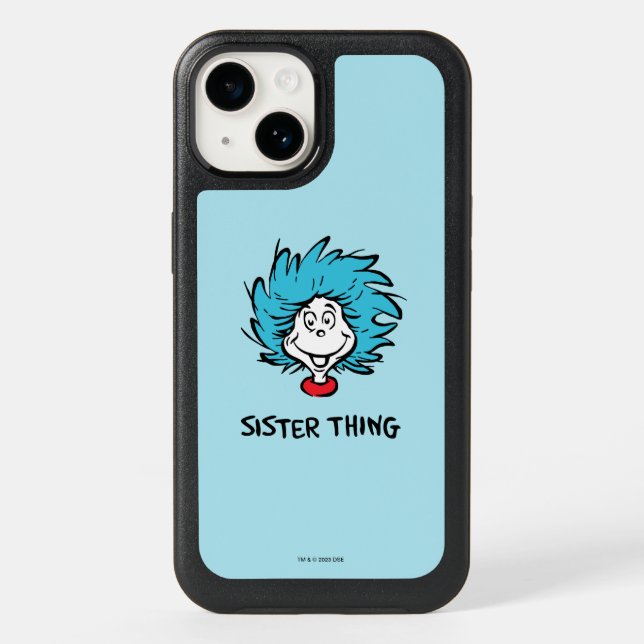 Cat in the Hat Thing One Thing Two - Sister Thing Otterbox iPhone Case (Back)