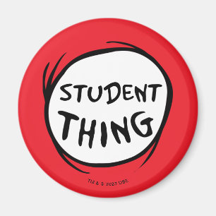 Cat in the Hat Thing One Thing Two Student Thing Magnet