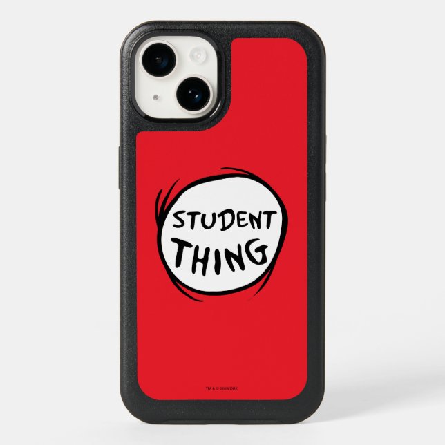Cat in the Hat Thing One Thing Two Student Thing Otterbox iPhone Case (Back)