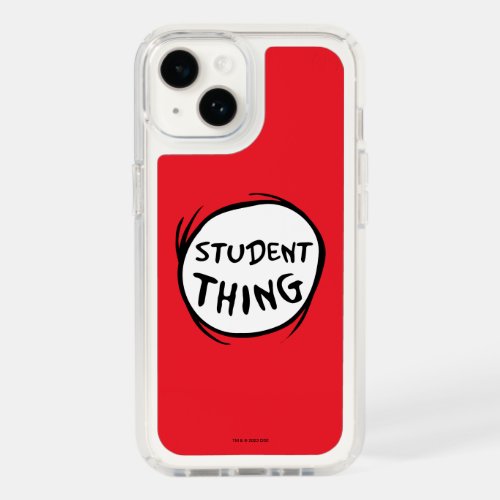 Cat in the Hat Thing One Thing Two Student Thing Speck iPhone 14 Case