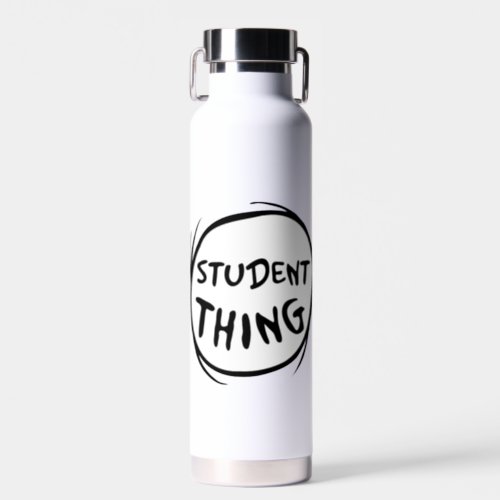 Cat in the Hat Thing One Thing Two Student Thing Water Bottle