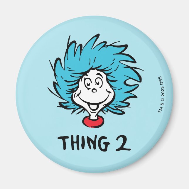 Cat in the Hat | Thing One Thing Two - Thing Two Magnet (Front)