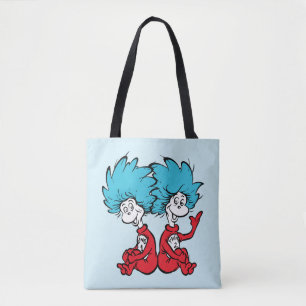 Cat in the Hat Thing One & Thing Two Tote Bag