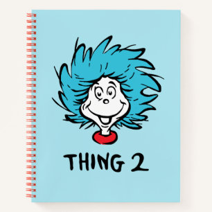 Cat in the Hat Thing Two Notebook