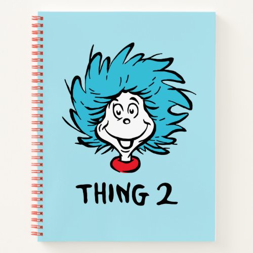 Cat in the Hat  Thing Two Notebook