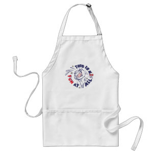 Cat In the Hat This Is Not Fun At All Adult Apron