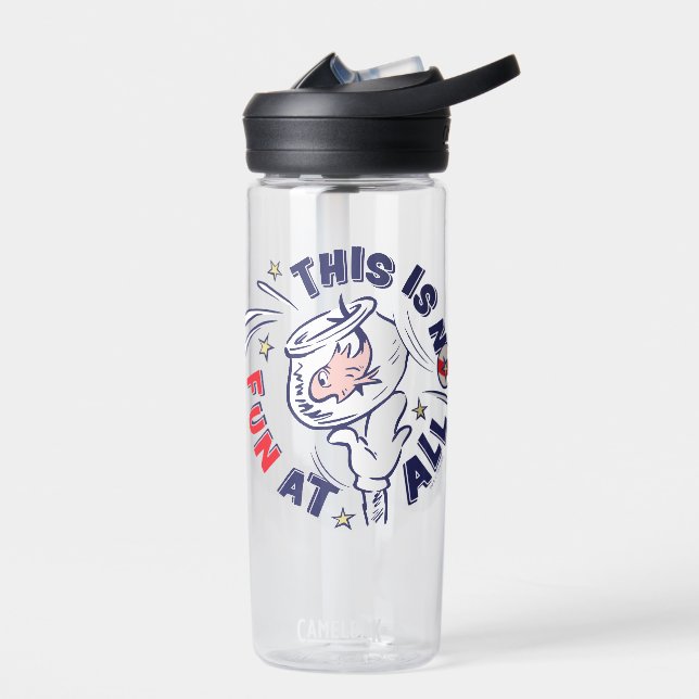 Cat In the Hat | This Is Not Fun At All Water Bottle (Left)