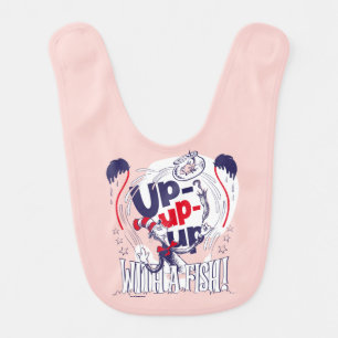 Cat In the Hat Up-Up-Up With A Fish Baby Bib