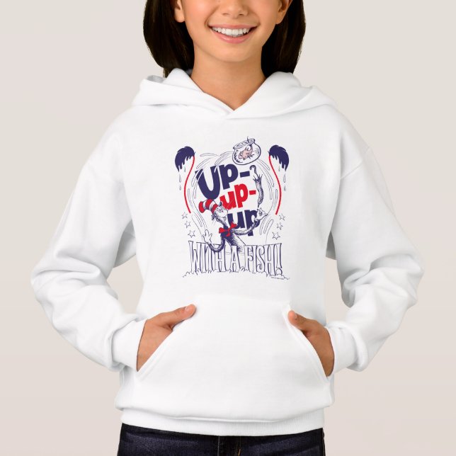 Cat In the Hat | Up-Up-Up With A Fish Hoodie (Front)
