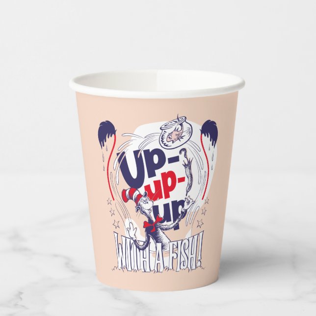 Cat In the Hat | Up-Up-Up With A Fish Paper Cups (Left)