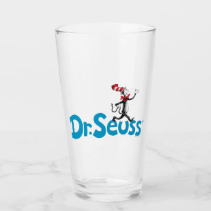 Cat in the Hat Vintage Logo Glass