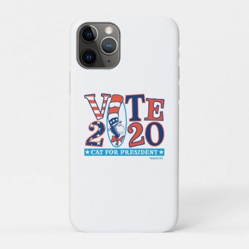 Cat in the Hat  Vote 2020 iPhone 11 Pro Case