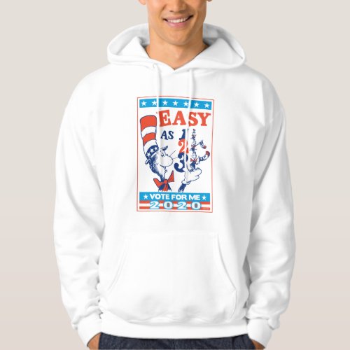 Cat in the Hat  Vote for Me 2020 Hoodie