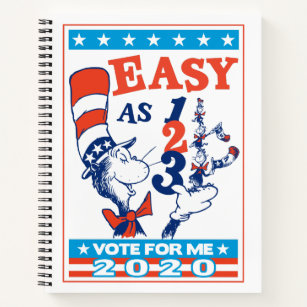 Cat in the Hat   Vote for Me 2020 Notebook