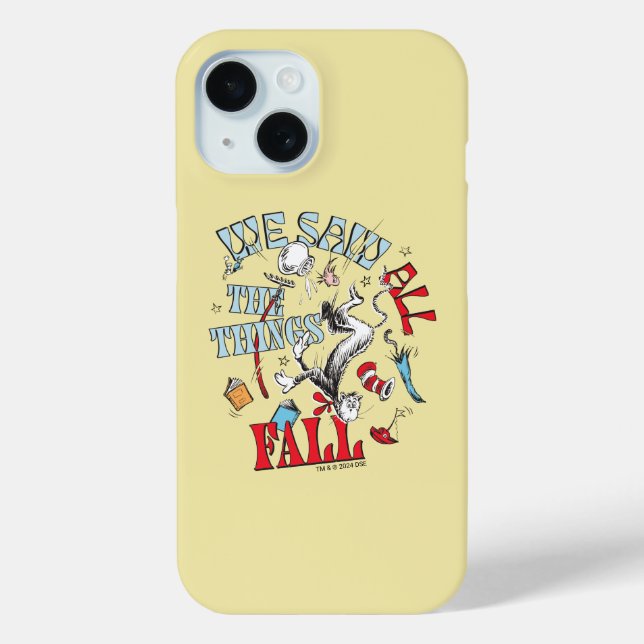 Cat In the Hat | We Saw All the Things Fall Case-Mate iPhone Case (Back)