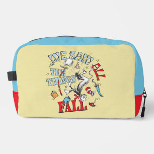 Cat In the Hat We Saw All the Things Fall Dopp Kit