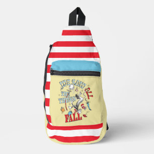 Cat In the Hat We Saw All the Things Fall Sling Bag