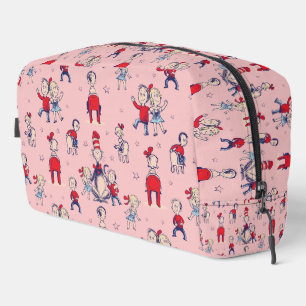 Cat In The Hat With Kids Pattern Dopp Kit