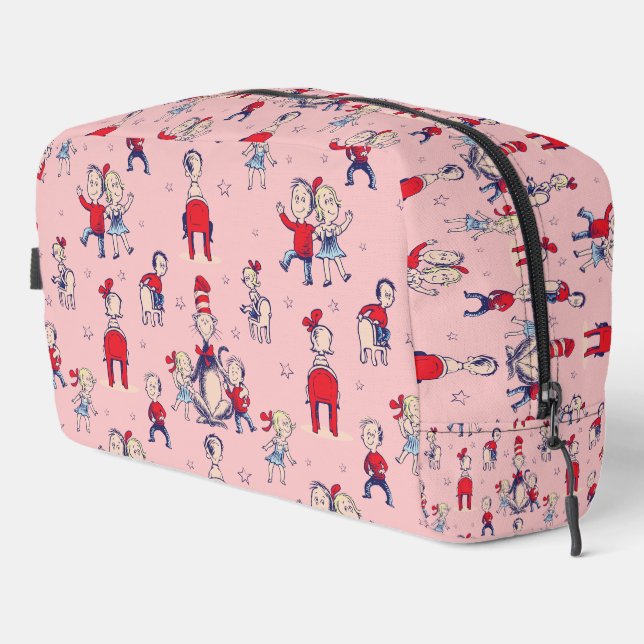 Cat In The Hat | With Kids Pattern Dopp Kit (Right Corner)