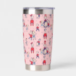 Cat In The Hat | With Kids Pattern Insulated Tumbler
