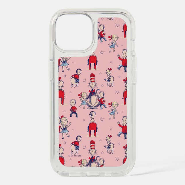 Cat In The Hat | With Kids Pattern Speck iPhone Case (Front)