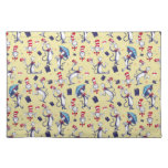 Cat In The Hat | Yellow Pattern Cloth Placemat