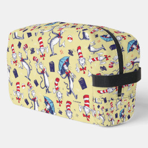Cat In The Hat Yellow Pattern Dopp Kit