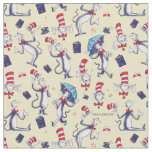 Cat In The Hat | Yellow Pattern Fabric