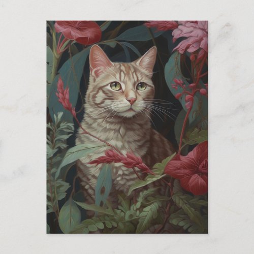 Cat in the Jungle Postcard